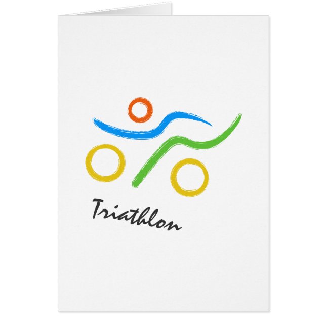 Cartão Logotipo Triathlon (Frente)