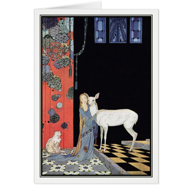 Cartão Loira de Virginia Frances Sterrett (Frente)