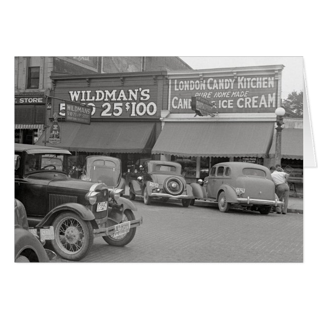 Cartão Loja de Doces e Sorvetes, 1938 (Frente Horizontal)