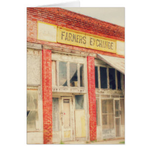 Cartão Loja de Fazendas abandonada