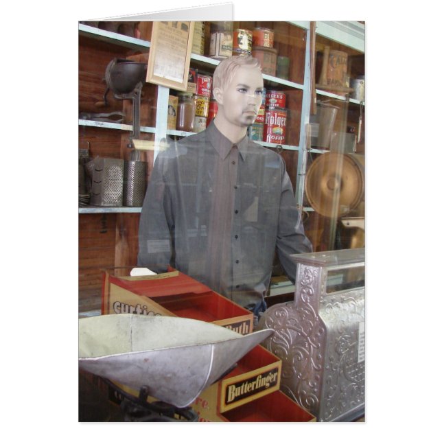 Cartão Loja Geral Antiquada (Frente)