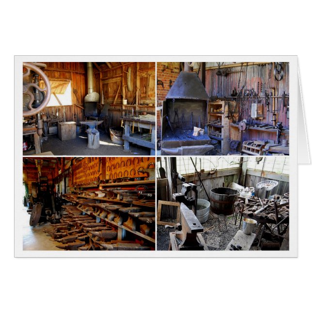 Cartão Lojas velhas do ferreiro (Frente Horizontal)