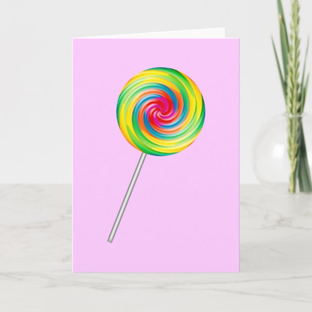 Cartão Lollipop (Frente)