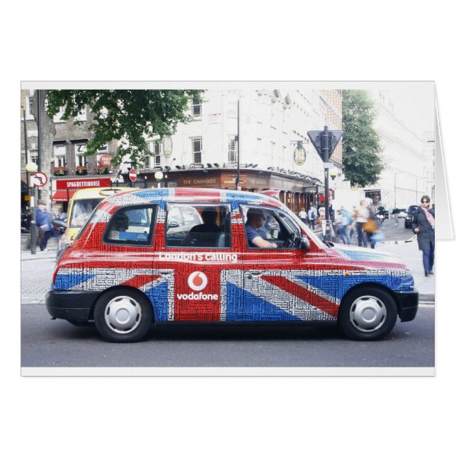 CARTÃO LONDON CAB (Frente Horizontal)