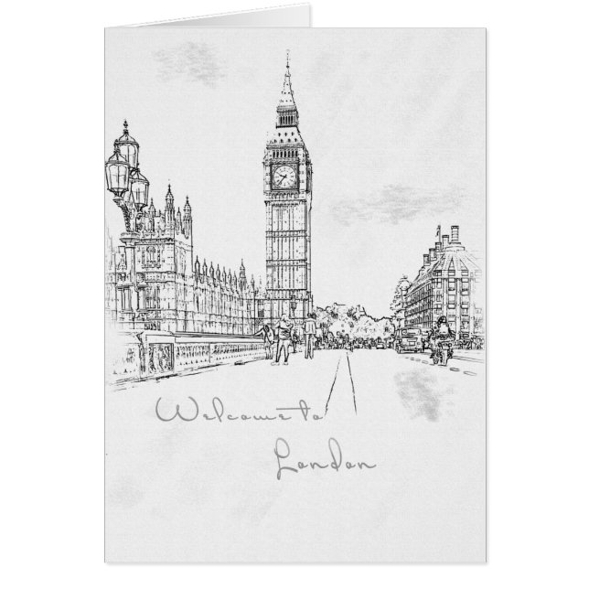 Cartão Londres, Inglaterra (Frente)