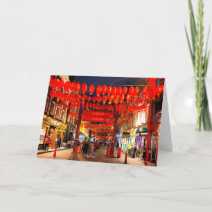 Cartão Londres, Inglaterra Chinatown nº 2 Card