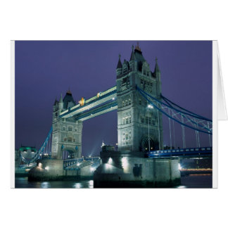 Cartão Londres - Torre Bridge