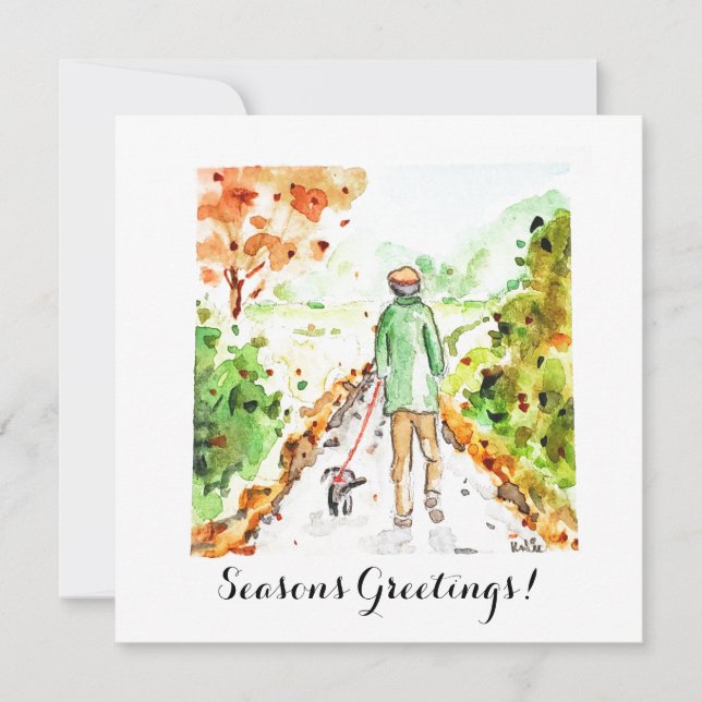 Cartão Longa Caminhada para Casa (Frente)