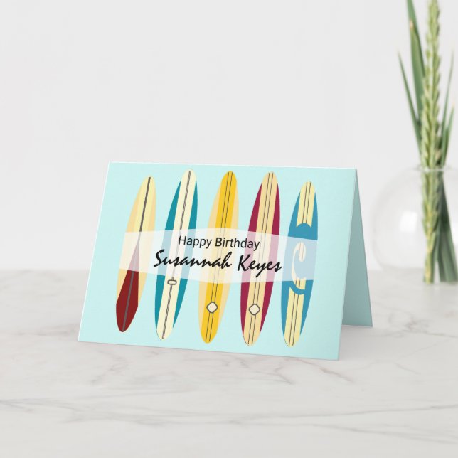 Cartão Longboards Antigos (Frente)