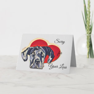 Cartão Longo Ouvido Harlequin Dane PopArt Love Heart