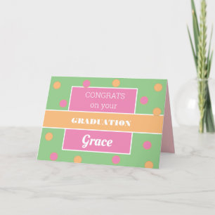 Cartão Look! Fun school graduation card!