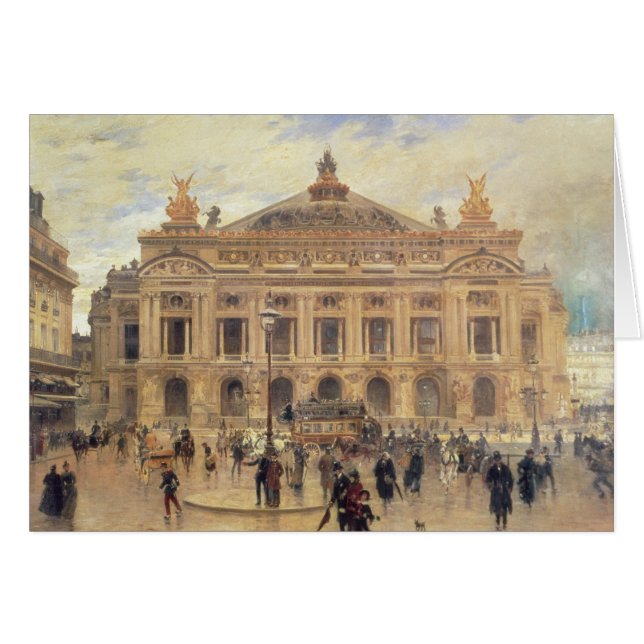 Cartão L'Opera, Paris (Frente Horizontal)