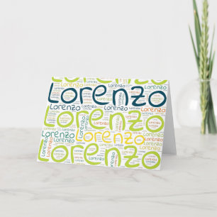 Cartão Lorenzo