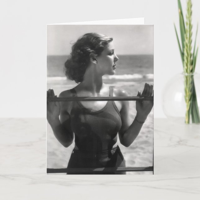 Cartão Loretta Young Greeting Card (Frente)