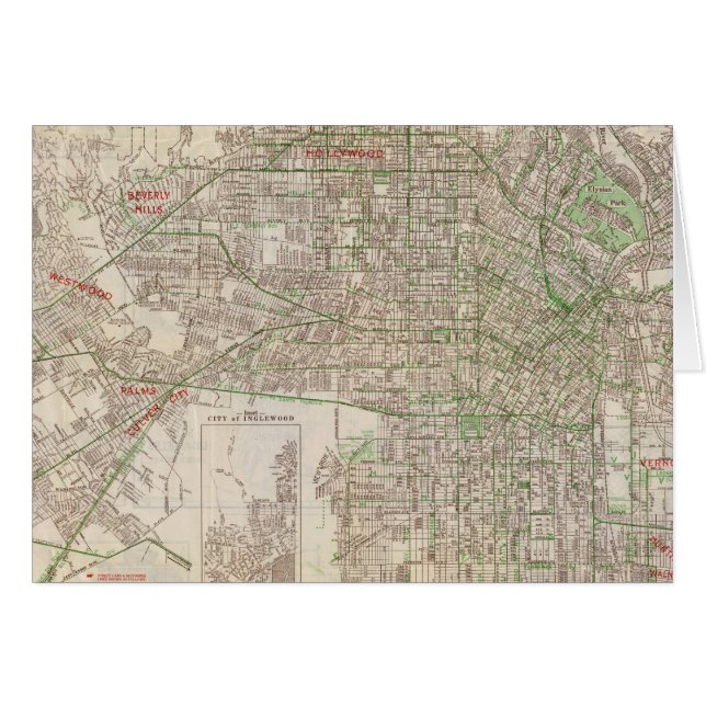 Cartão Los Angeles, Califórnia 2 (Frente Horizontal)