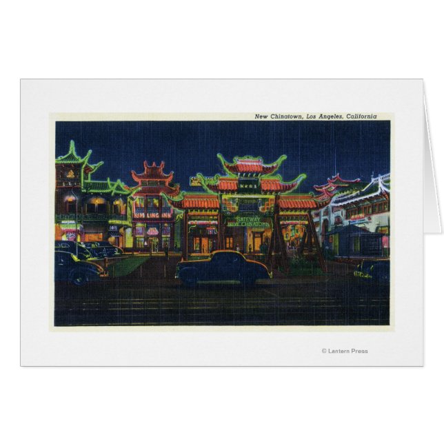 Cartão Los Angeles, CaliforniaGateway para Nova (Frente Horizontal)