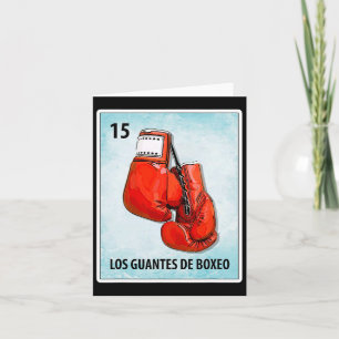 Cartão Los Guantes De Boxeo Barras De Luvas Mexicanas