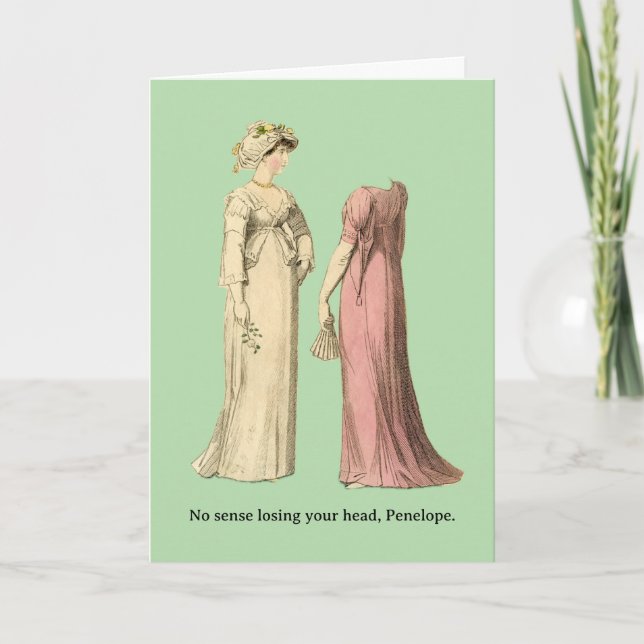 Cartão Losing Your Head (Frente)