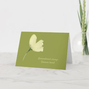 Cartão Loss of Pet Sympathy Condolences Floral Greeting