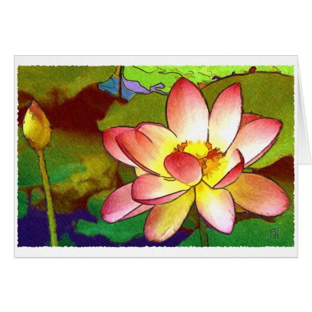 Cartão Lotos (Frente Horizontal)