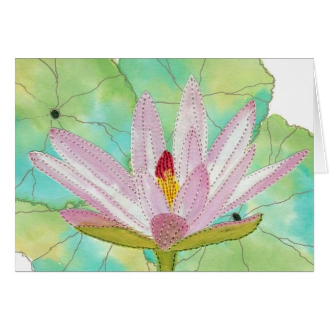 Cartão lótus (Frente Horizontal)