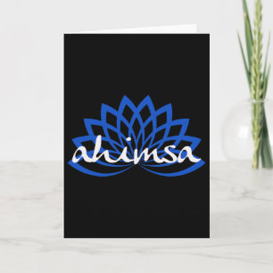 Cartão Lótus Azul Ahimsa