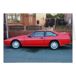 Cartão Lotus Eclat Sportscar Clássico