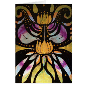 Cartão Lotus escuro