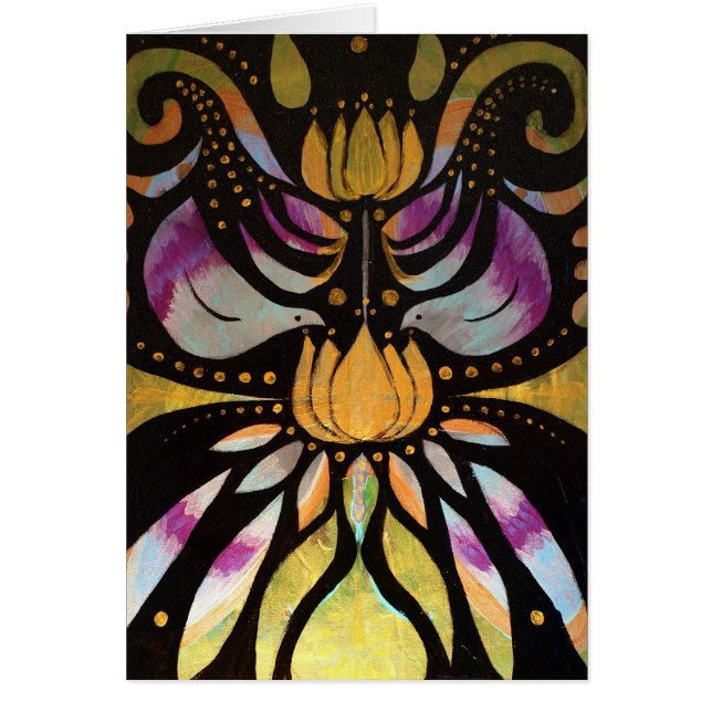 Cartão Lotus escuro (Frente)