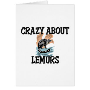 Cartão Louco sobre Lemurs