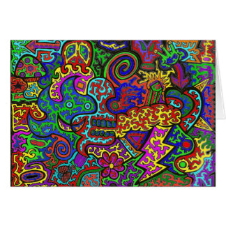 Cartão Loucura Squiggly