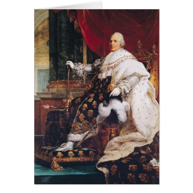 Cartão Louis XVIII (Frente)