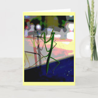 Cartão Louva-a-deus Praying