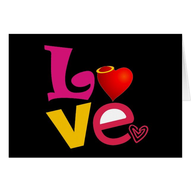 Cartão LOVE (Frente Horizontal)