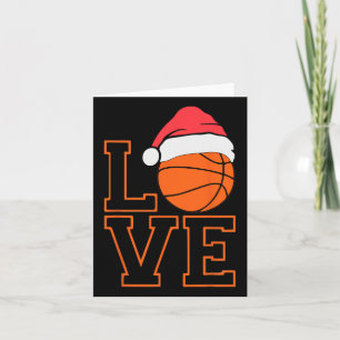 Cartão Love Bysketbyll Team Fan Hat Christmas Bysketbyll