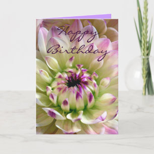Cartão Love-Dahlias Flora_