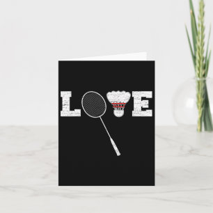 Cartão Love Dminton Shuttle Birdies - Dminton Sport 1