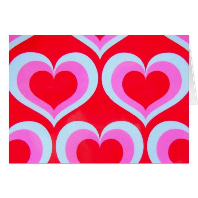 Cartão ~Love Hearts~ CARD (Frente Horizontal)
