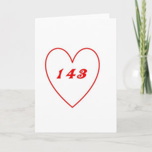 Cartão Love, I Love You