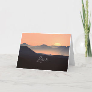 Cartão Love Inspirational Blank Note Card