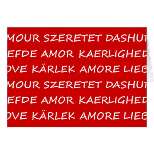 Cartão Love International