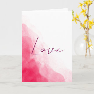 Cartão Love Minimalist Valentine’s Day Card