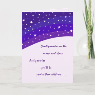 Cartão Love Promises Anniversary Greeting Card