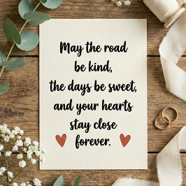 Cartão Love Quote Wedding Engagement Party