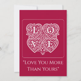 Cartão Love Valentines Day Cards – Romantic Love letters