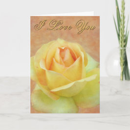 Cartão Love Ylw Rosa