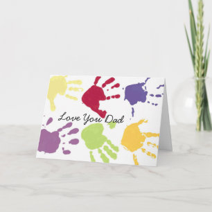 Cartão Love You Dad Birthday Card