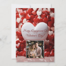 Cartão Lovecore personalizado do Dia de os namorados noiv
