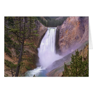 Cartão Lower Yellowstone Falls, Grand Canyon de