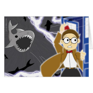 Cartão LRC - Tubarões do relâmpago